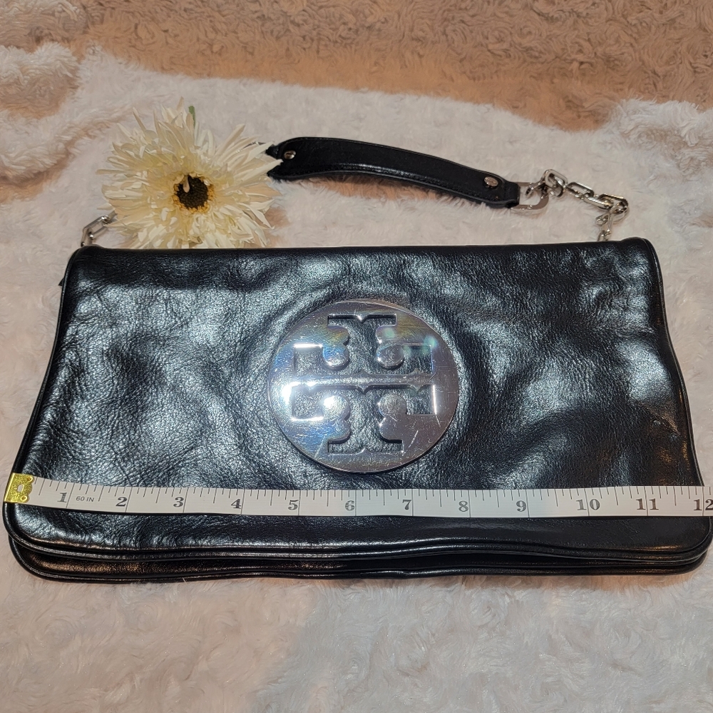 Tory Burch black clutch.